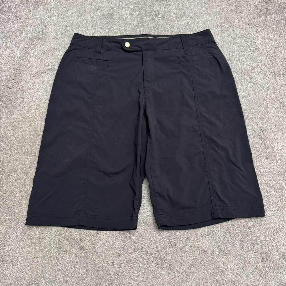 Royal Robbins Discovery Stretch Hiking Shorts Womens 10 Lightweight Trail Black